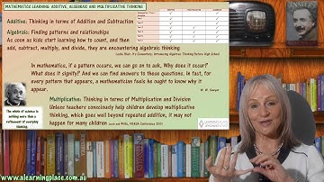 ADDITION ALGEBRA MULTIPLICATIVE THINKING