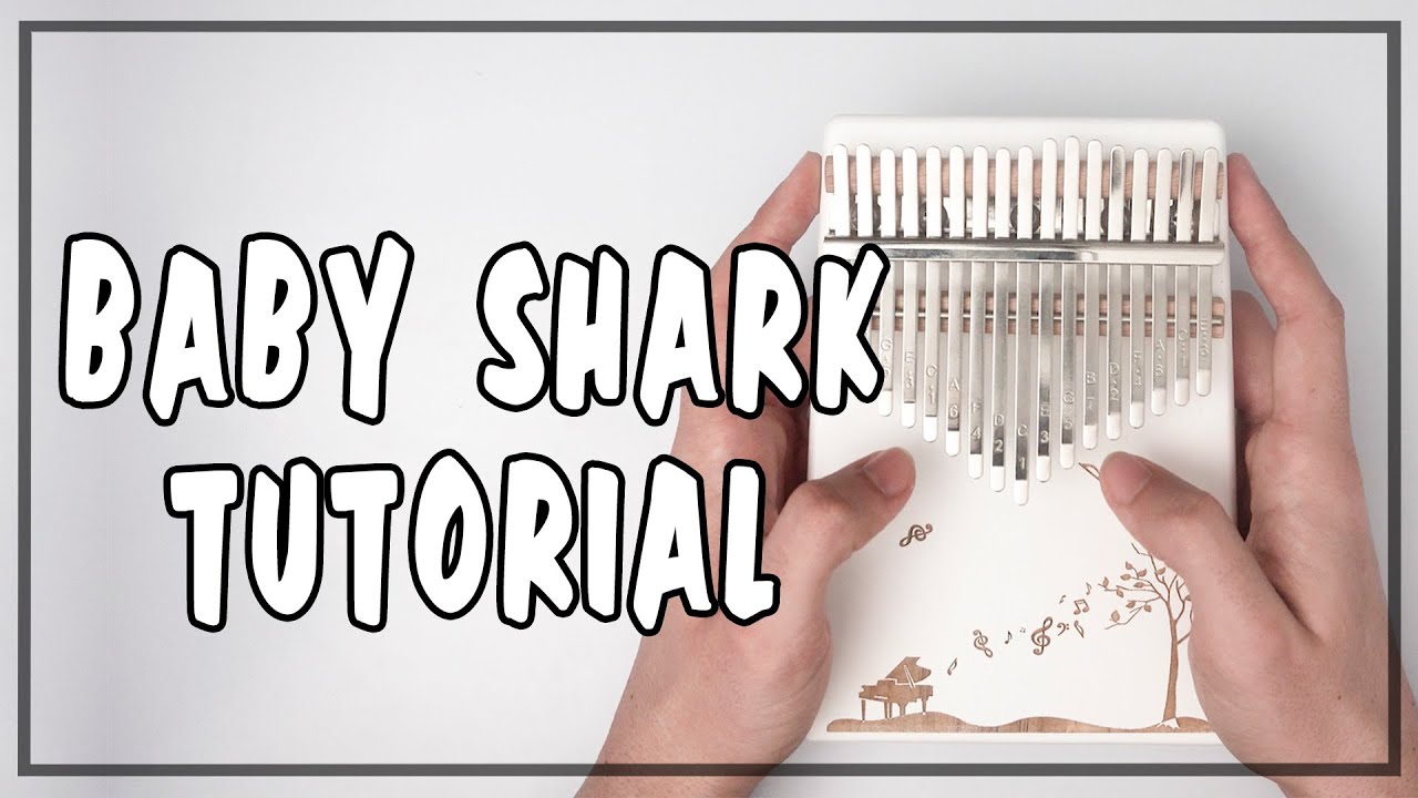 Baby Shark Song Tutorial by Kalimba Master Animated Video YouTube