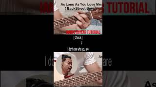 As Long As You Love Me - Backstreet Boys | Guitar Tutorial | Chords | Lyrics | Acoustic | Part 3