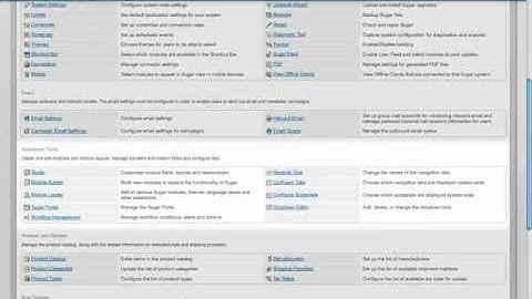 Sugar 6 Administration Overview