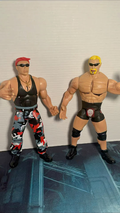 Scott Steiner vs Konnan WCW Tuff Talkin Wrestlers 1999 ToyBiz #ScottSteiner #WCW #Konnan #WWE #WWF