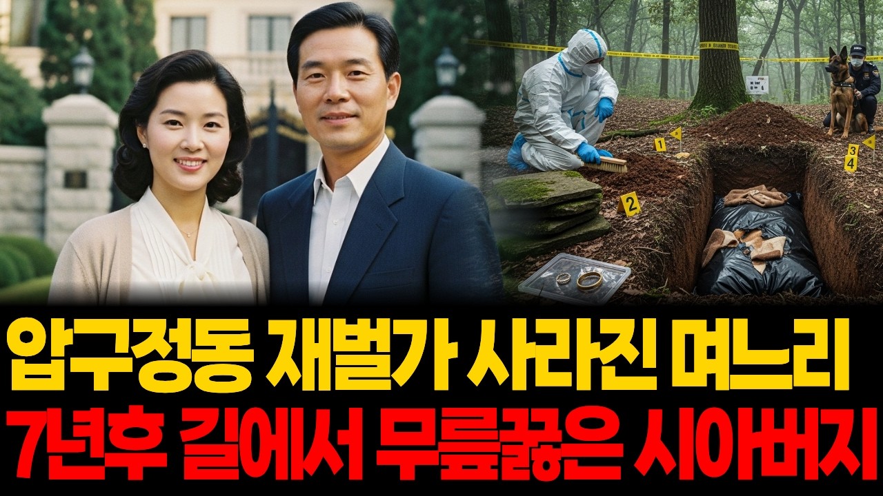 1994년 압구정동 재벌가 며느리 실종…7년 후 길거리에서 무릎 꿇은 회장의 충격적 비밀