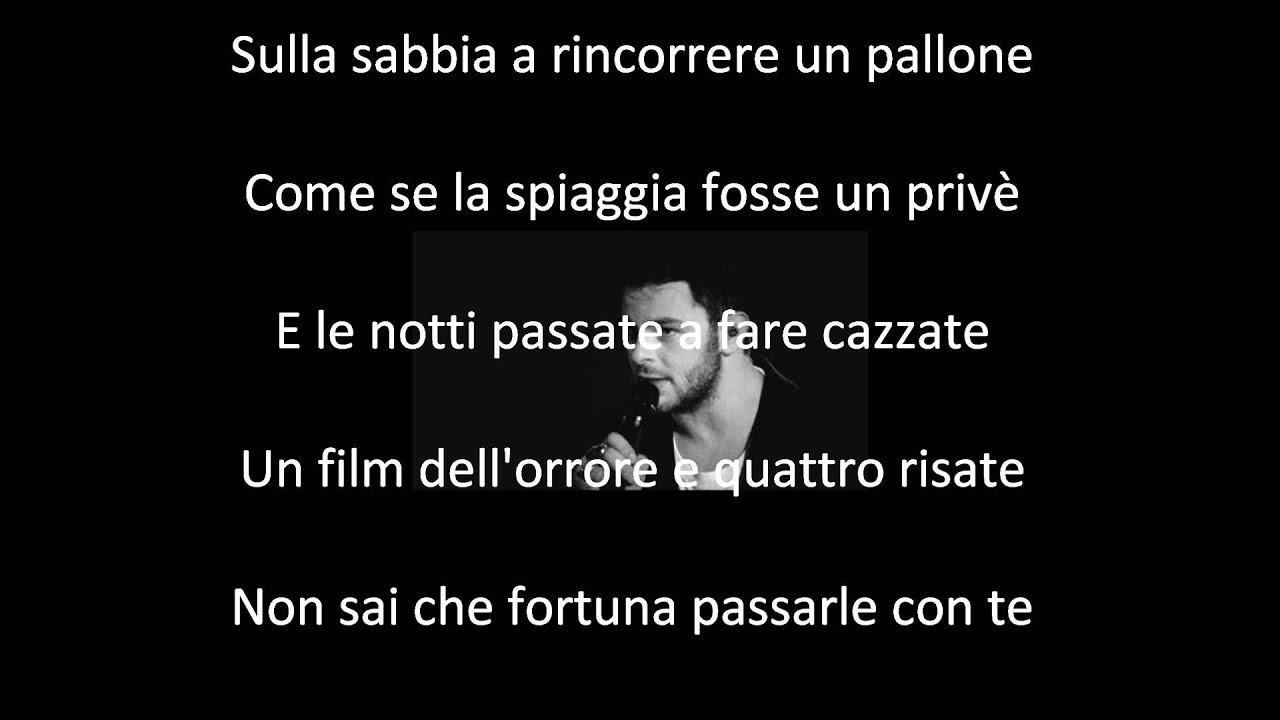 fuori c'è il sole testo