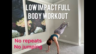 Low Impact Full Body Wall Workout - No equipment!