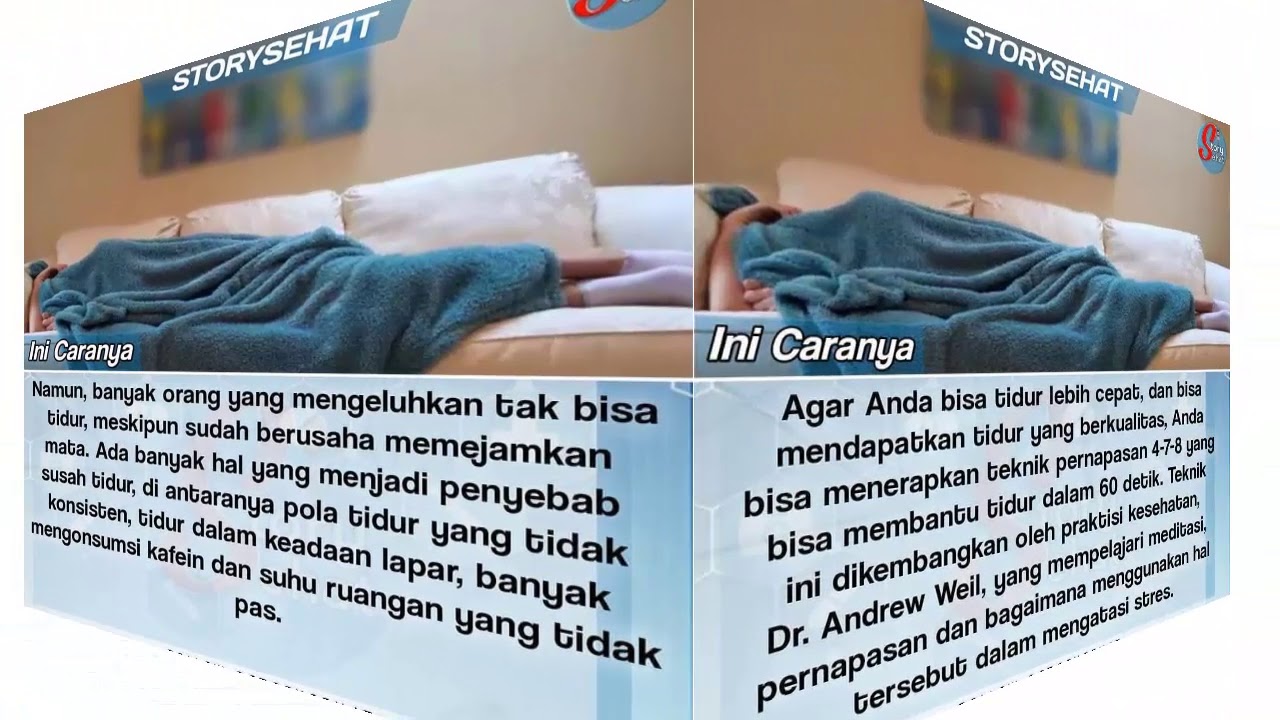 Cara Agar Cepat Tidur Dalam 60 Detik 