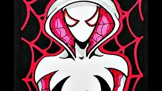 Drawing Spider Gwen - Marvel Comics