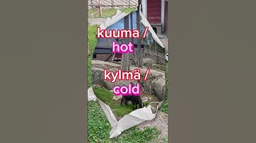 FINNISH OPPOSITE ADDJECTIVES #finnishlanguage #adjektiivit#