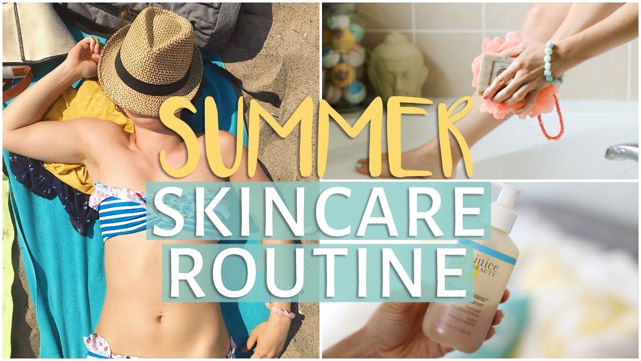 Summer Smiles Spa Routine MY SUMMER SKINCARE ROUTINE | How to Get GLOWY Summer Skin - YouTube