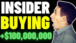 MASSIVE Insider Buying For These 5 Stocks At 52 Week Lows!