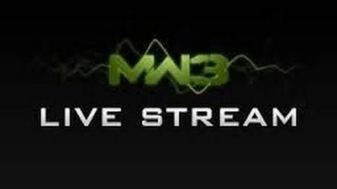 MW3 WII LIVE STREAM