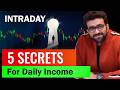 Intraday Trading | Swing trading | consistent Income secrets | Siddharth Bhanushali