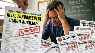 ⚠️ 6 erros que te reprovam até em concurso FÁCIL