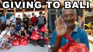 GIVING BACK TO BALI LOCALS DURING THE PANDEMIC ?? ?