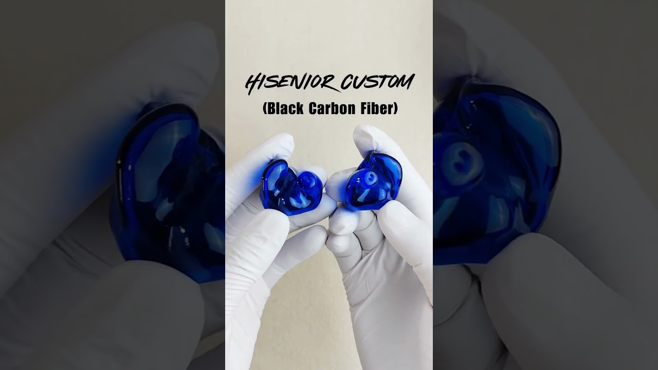 Watch #hisenior #custominearmonitors (Black Carbon Fiber FP + Blue Shell) on YouTube Watch #hisenior #custominearmonitors (Black Carbon Fiber FP + Blue Shell) on YouTube