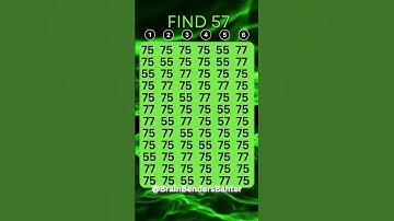 Think Fast: Can You Solve This Cognitive Brain Teaser?  #shorts