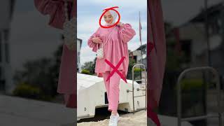 Wrong style hijab VS Right hijab ✅ || Hijab girl shorts status islamicstatus wronghijab