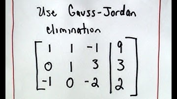 ❖ Gaussian Elimination / Gauss-Jordan ❖