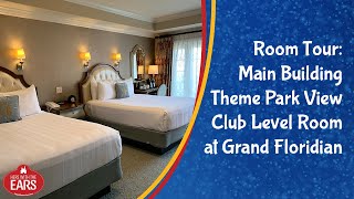 Full room tour of disney's grand floridian theme park view in the main
building with club access