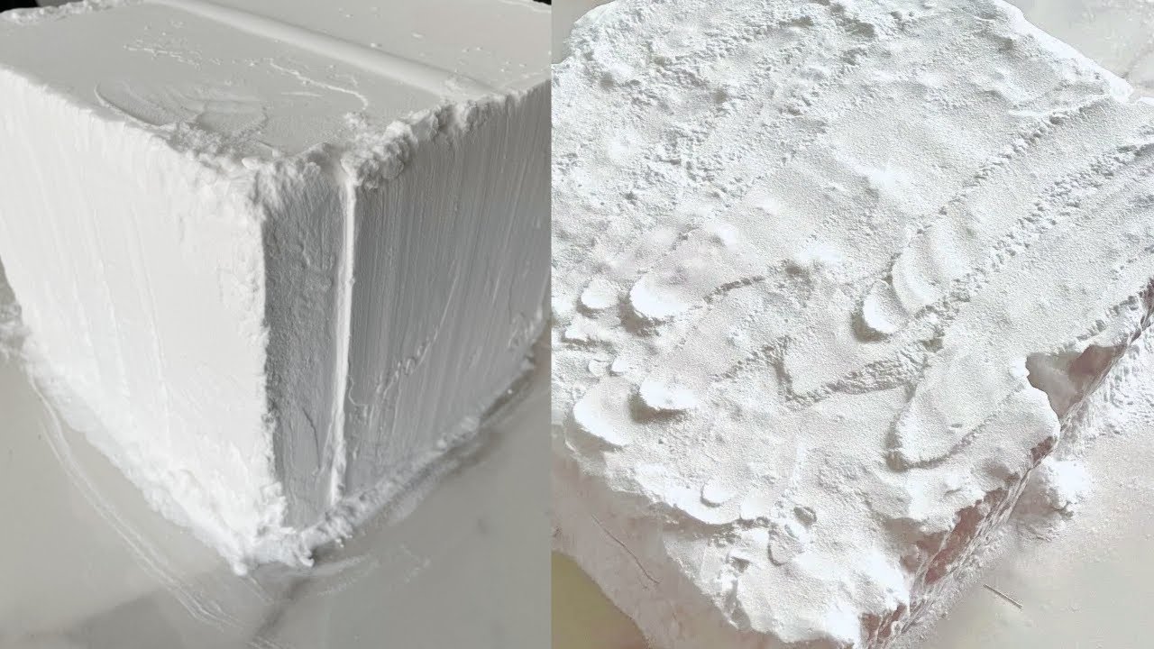 ASMR Faster Versions x2 Crunchy White Baking Soda Moulds | Gritty & Powdery Crunch