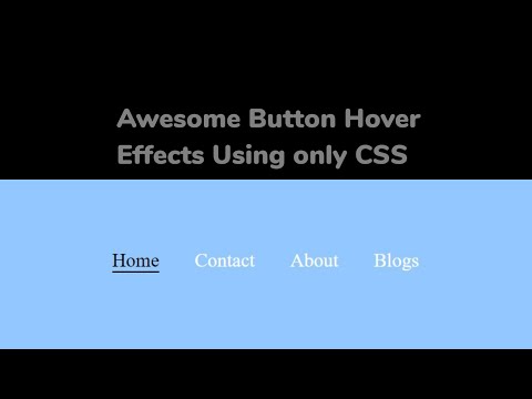 ASMR  Programming - Awesome Buttons Hover Effects - No Talking