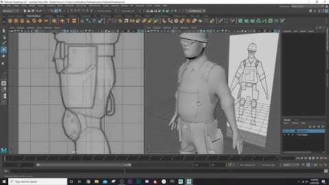 Tutorial: Maya Character Modeling: Construction worker from Team Fortress Part 21