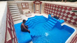 We Built a Luxury Underground Pool House in 90 Days — You Have to See This!