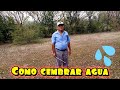 Explicando como ce siembra agua.