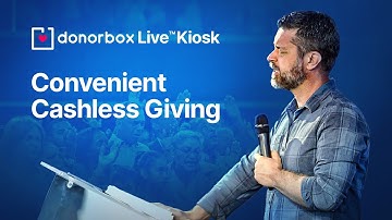 Grow Your Church Giving with our Donation Payment Kiosk! #churchapp #livekiosk #donorbox