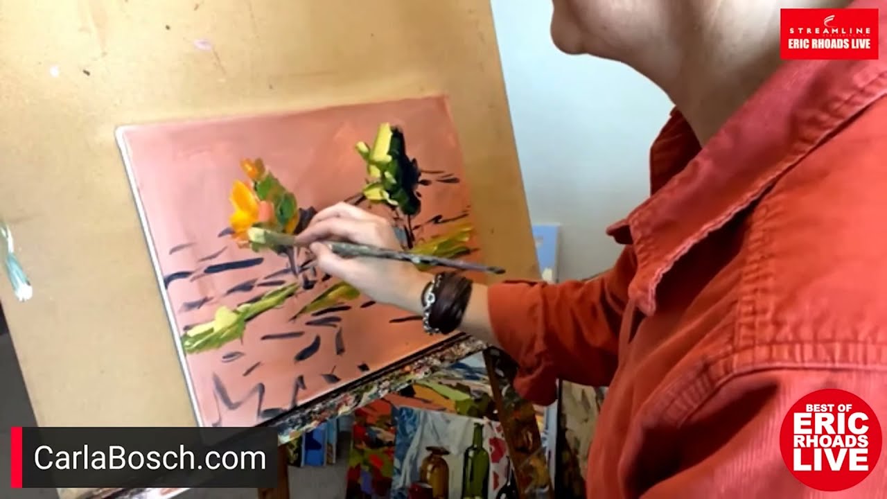 Carla Bosch Acrylic Landscape Demo