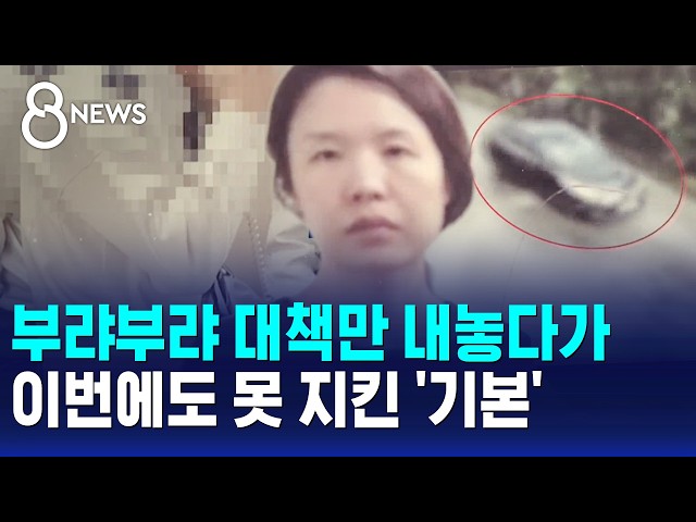 부랴부랴 대책만 내놓다가..이번에도 못 지킨 '기본' / SBS 8뉴스