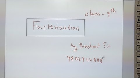 Factorisation 5c Ex For 9th Class