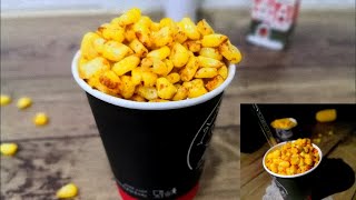 اكواب الذرة الساخنة واللذيذة بالزبدة و النكهات Butter hot corn