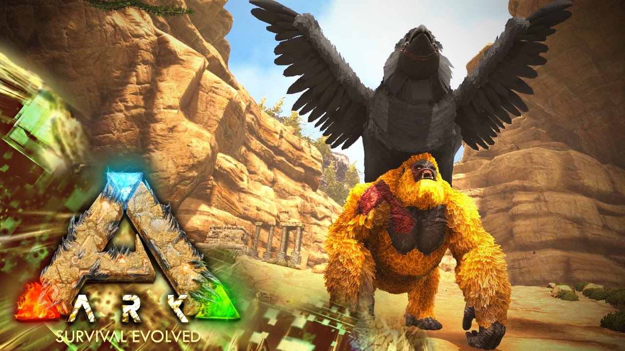 games people play MODDED ARK: Scorched Poop ~ Ep 15 ~ LORD HARAMBE & SL1P ARGY!!