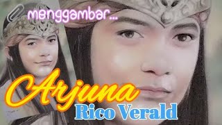 Cara Mudah Menggambar Wajah Arjuna Rico Verald