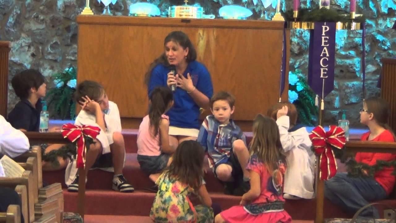 Children's Message 8 December 2013