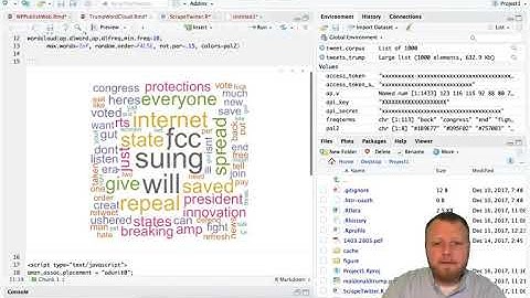 Publish R Files to WordPress WordCloud