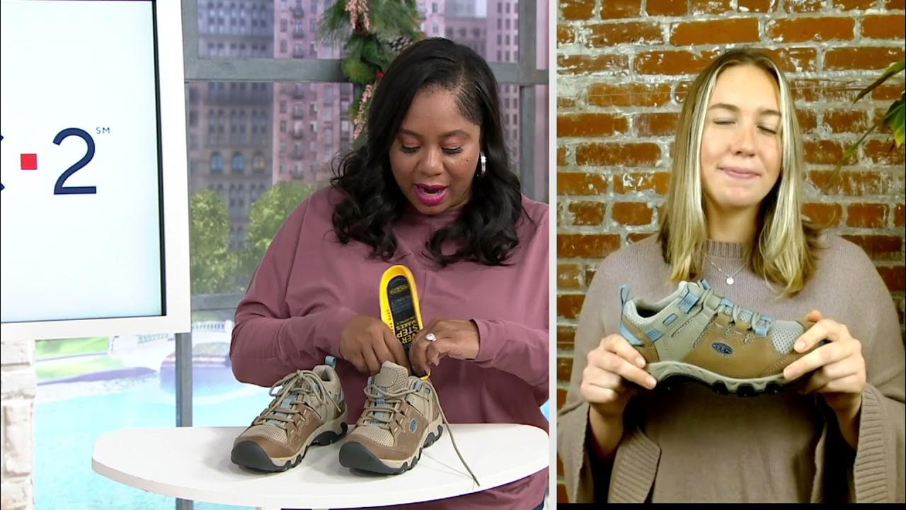 KEEN LaceUp Hiking Sneakers Steens Vent on QVC YouTube