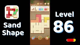 Sand Shape Level 86 Gameplay Walkthrough | Go Answer