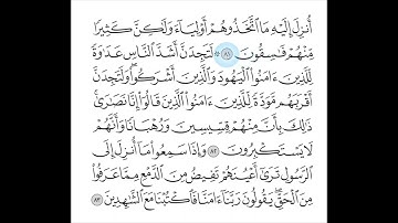 القرآن الكريم الجزء السابع بصوت الشيخ إبراهيم الأخضرإمام المسجد النبوي  Holy Quran Chapter seven