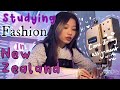 Day in the life of a fashion student in New Zealand  | Fashion Vlog | my first assignment 😨