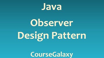 Observer Design Pattern In Java