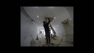Coffered Ceiling over Kitchen Island🌴 - Start to Finish