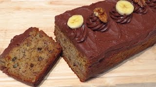 Chunky Monkey Banana Bread Recipe | Ben and Jerry's Inspired Desserts: Part 1 | CupcakeGirl