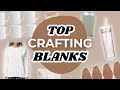 Top blanks for cricut projects  craft blanks for cricut crafts  small business blanks
