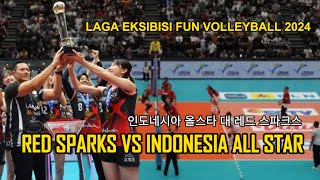 Highlight RED SPARKS vs INDONESIA ALL STAR, di Indonesia Arena, Gelora Bung Karno #redsparks