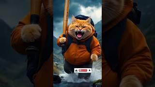 Cat Reaction Is Too Funny 🤣 #cat #cute #funnycats #aicat #cats #viral #kitten #pet #funny#shorts