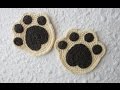 Подставка под чашку ч-1 Crochet paw coaster р-1