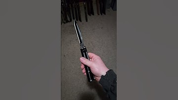 Fastest way to open a balisong! Beginner moves #balisong #butterflyknife #satisfying #blade #edc