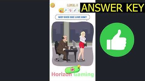 Tricky Quiz: Dop Brain Puzzle LEVEL 6 Why dies she love him - Gameplay Walkthrough Android IOS