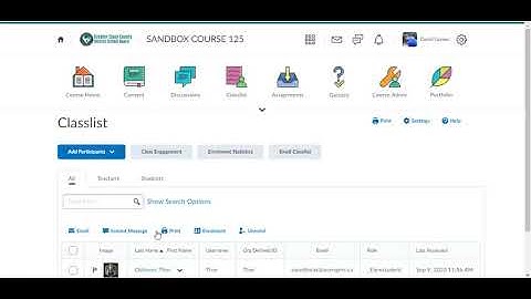 Unenrolling a Student from your Brightspace Course